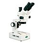 Microscope, binocular, 0.7X to 4.5x. 15w quartz halogen/upper, 5W fluorescent/lower, 1 each