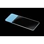 Microscope slide, frosted: one end, 1 side, 45 degree ground edges, clipped corners, blue, 72/box, 20 boxes/case