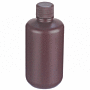 Narrow Mouth Bottle, 250ml (8oz), HDPE, Amber, 72/cs