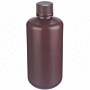 Narrow Mouth Bottle, 1000ml (32oz), HDPE, Amber, 24/cs