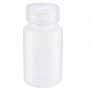 Wide Mouth Bottle, 125ml (4oz), Polypropylene, Natural, Autoclavable, 72/cs
