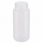 Wide Mouth Bottle, 500ml (16oz), Polypropylene, Natural, Autoclavable, 48/cs