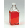 Media Bottle, 1000ml, PET, Square, Sterile, 24/cs