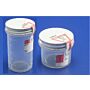 Specimen Container, 1.5oz, Metal Lid, Positive Seal Indicator, Sterile, 200/cs