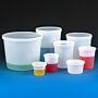 240ml (8oz) pathology container, with snap-on-lid, high density polyethylene, translucent, tall, 100/case