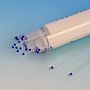 Capillary tube, platic, plain, blue tip, 100/vial, 10 vials/case
