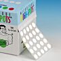 5-Across Tough Spots for 1.5 to 2.0mL Tubes, White, 5,000/Roll
