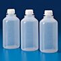 Bottles, narrow neck, round, 250ml, low-density polyethylene bottle, polypropylene cap, 12/case