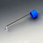 Test Tube with Attached Red Screw Cap, 16 x 100mm (10mL), PS, 1000/Case