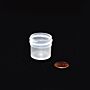 7.5mL (1/4oz) wide mouth jar, polypropylene, 33mm opening, 1 x 1", 2783/case