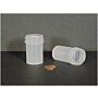 26mL (7/8oz) wide mouth jar, polypropylene, 33mm opening, 1 x 1 7/8", 1452/case