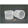 120mL (4oz) wide mouth jar, polypropylene, 70mm opening, 2 7/16 x 2 3/16", 528/case