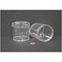 180mL (6oz) wide mouth jar, polystyrene, 70mm opening, 2 7/16 x 2 5/8", 200/case