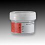 Pre-Filled Container with Click Close Lid: Tite-Rite, 40mL (1.34oz), PP, Filled with 20mL of 10% Neutral Buffered Formalin, Attached Hazard Label, 24/Box, 4 Boxes/Unit