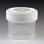 Tite-Rite Container, 40mL/1.34oz, Polypropylene, 48mm Opening, Graduated, with Separate White Screwcap, 600/Case