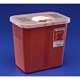 Sharps Container, 2 Gallon, Red, 20/cs