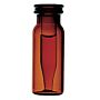 250µL, Amber Glass, 12x32mm, Fused Conical Insert, Target Snap-It 11mm Crimp/Snap Vial, 100/pack