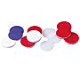 8mm Septum, Red PTFE/White Silicone/Red PTFE, 100/pack