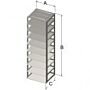 Vertical freezer rack, for plastic storage boxes, 9 place, 1 each