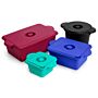 Ice containers, pan style, 1 liter, polyurethane, emerald, 1 each