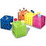 Tube rack, cube shaped, assorted, 5/pack
