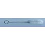 Test tube brush, nylon, stiff, 3/4" x 3 1/2" bristles, wire handle, 9" overall, 12/pack