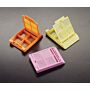Micromesh biopsy cassette, 4 compartment, pink, 250/box, 1000/case
