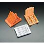 Slimsette tissue cassette, 4 compartment, orange, 500/box, 1500/case