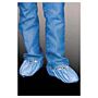 Polyethylene Shoe Covers, Rolled in Pairs, Anti-Stat, Impervious Material Non-Linting, Regular, 4 Dispenser Boxes of 50