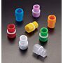 Cap, screw, for sample tubes, polypropylene, green, 1,000/pack