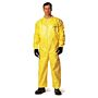 Coverall, Zipper Front, Serged Seam, Elastic Wrists & Ankles, Yellow, XXX-Large, 12/case