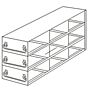 Upright freezer rack, for 2" boxes, 3x3=9 place, 1 each