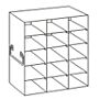 Upright freezer rack, for 2" boxes, 3x5=15 place, 1 each
