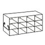 Upright freezer rack, for 2" boxes, 4x3=12 place, 1 each
