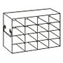 Upright freezer rack, for 2" boxes, 4x4=16 place, 1 each