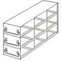 Upright freezer drawer rack, for 3" boxes, 4x2=8 place, 1 each