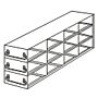 Upright freezer drawer rack, for 2" boxes, 4x3=12 place, 1 each