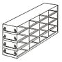 Upright freezer drawer rack, for 2" boxes, 4x4=16 place, 1 each