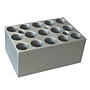 Block, 15 x1.5ml centrifuge tubes