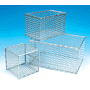 Test tube basket, aluminum, medium, 1 each