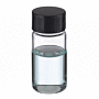 6ml Sample Vial, Shorty, Clear, Rubber Lined Cap, 200/cs