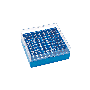 KeepIT-81 Polycarbonate Freezer Box, Blue, 10/Case