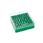 KeepIT-81 Polycarbonate Freezer Box, Green, 10/Case