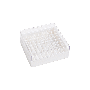 KeepIT-81 Polycarbonate Freezer Box, White, 10/Case