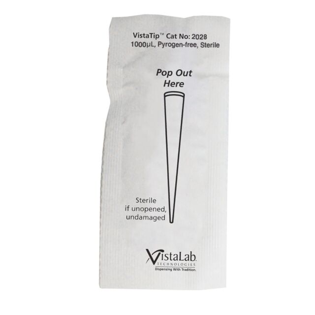 VistaLab Individually-Wrapped Pipette Tips 