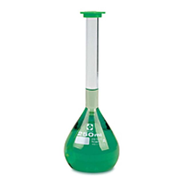 Vee Gee Scientific Glass Volumetric Flasks w/Snap Cap
