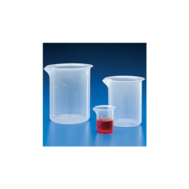 Polypropylene Griffin Beakers with Molded Graduations