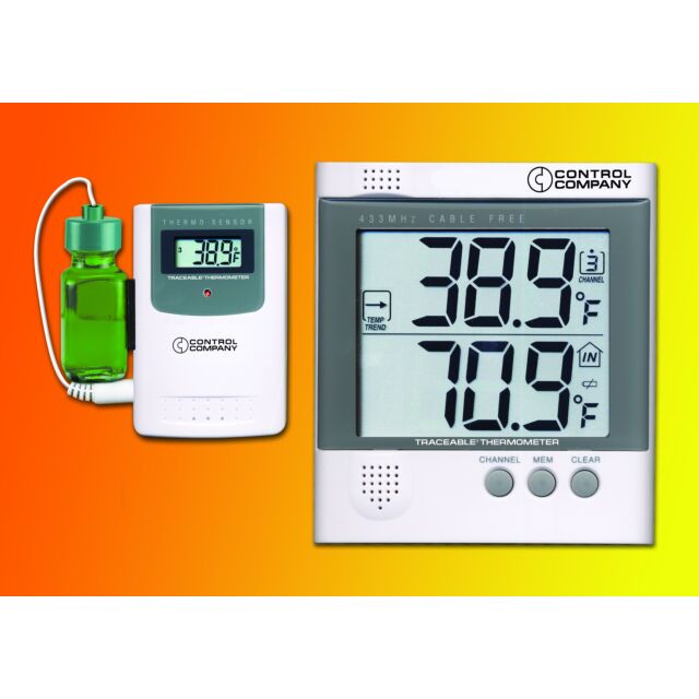 Traceable® Wireless Radio-Signal Refrigerator Thermometer