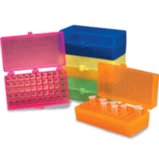 50-Well Microtube Storage Boxes
