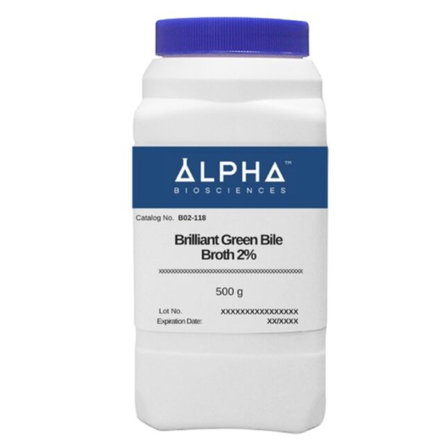 Alpha Biosciences Brilliant Green Bile Broth 2%